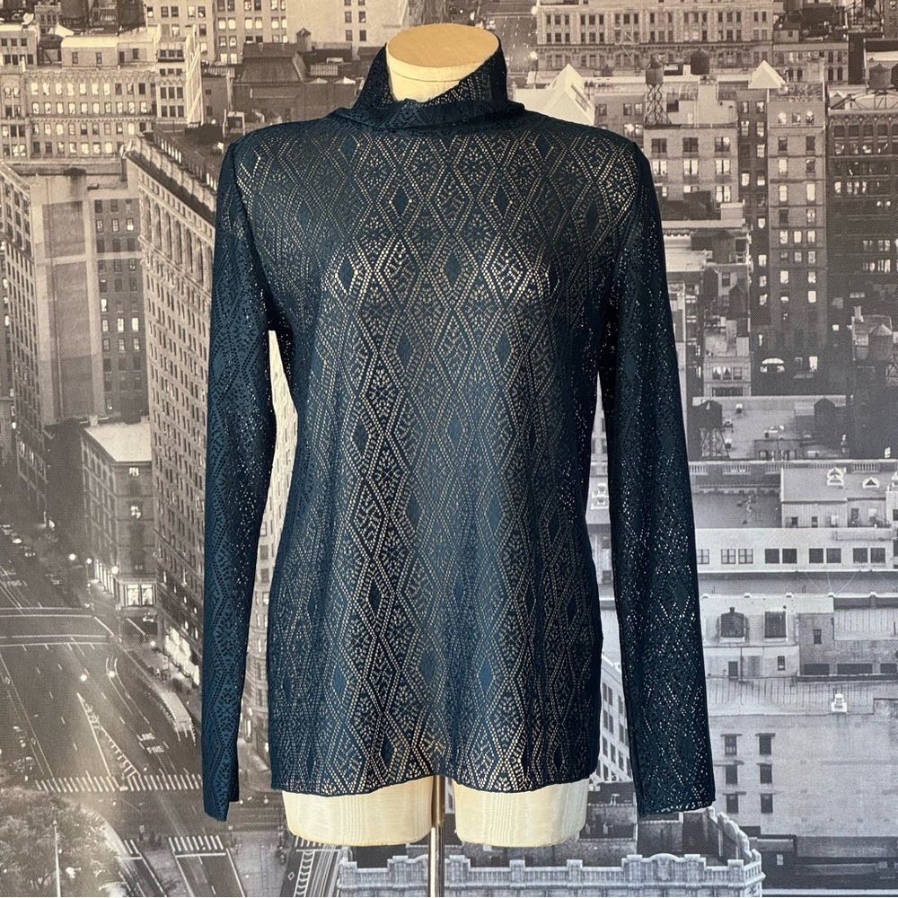 NWT Maurices green lace top